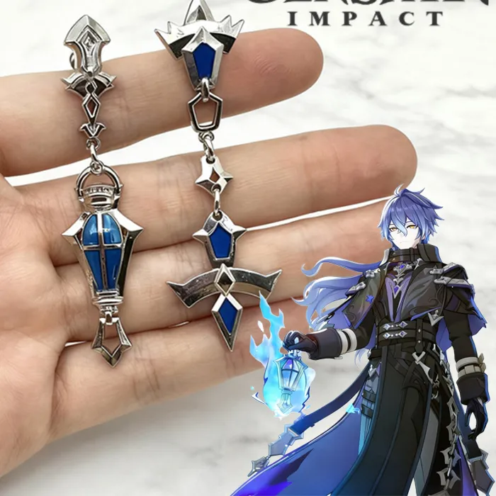 Authentic Starlit Echo: Kyryll's Enchanted Eardrop Pendant