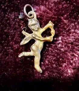Authentic Gold Plated ? Cupid Charm.
