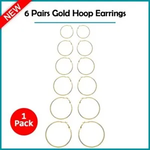 Authentic Radiant Solar Circles Gold-Plated Hoop Talismans