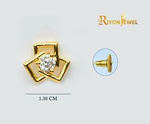Authentic Divine Harmony - Gold Plated Earrings for the Modern Goddess