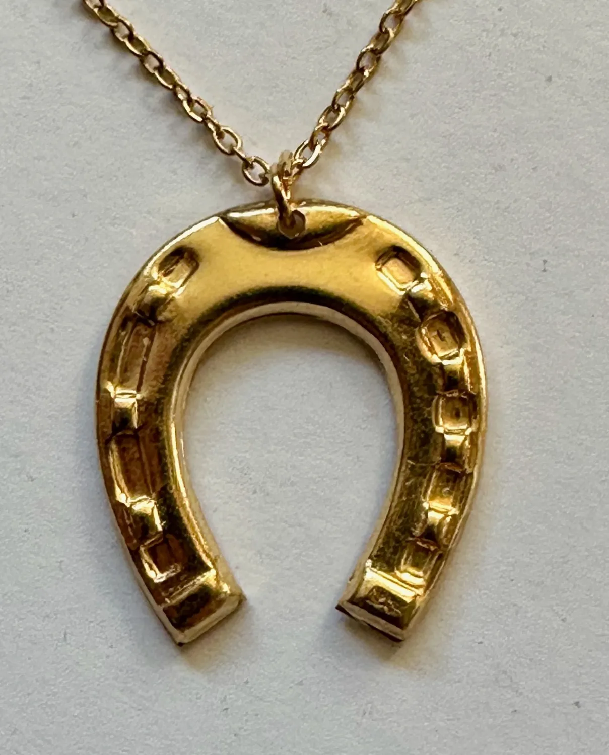 Authentic Enchanted Horseshoe Talisman - Gold-Plated Amulet for Good Fortune and Protection