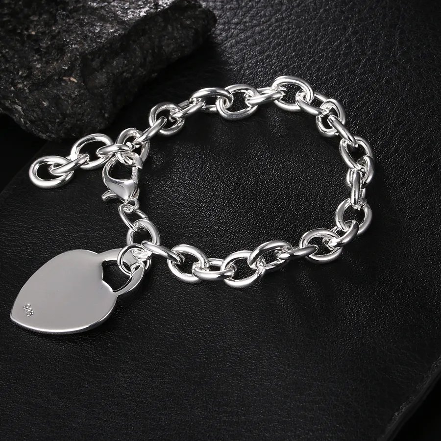 Authentic The Infinite Heart Silver Chain of Devotion and Lucky Union
