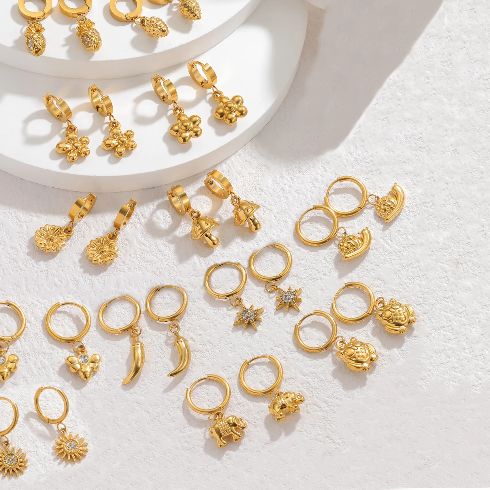 Authentic Celestial Whispers And Sacred Flora Earrings