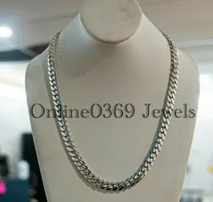 Authentic The Alchemist's Armor: White Gold Plated Miami Cuban Link Talisman