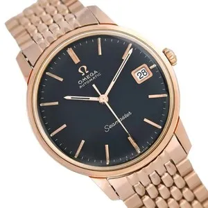 Authentic Omega Seamaster: 1969 Pink Gold‑Plated Timekeeper of Celestial Flow