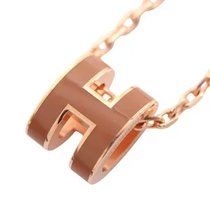 Authentic Invoke the Messenger of Love: Hermes Mini Pop H Ash Necklace