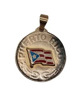 Authentic The Boricua Soul: Radiant Puerto Rico Flag Sacred Talisman