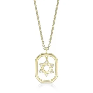 Authentic Radiant Star of Eternal Light – 18K Gold‑Plated Silver Pendant
