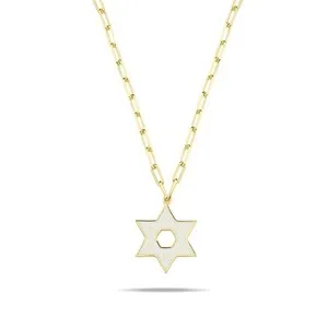 Authentic The Celestial Hexagram: Radiant Gold-Plated Star of David Amulet