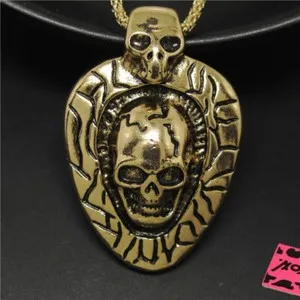 Authentic The Alchemist's Ossuary: Gold-Plated Retro Skull Pendant