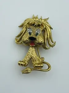 Authentic The Golden Retriever of Fortunes: Jomaz Enamelled Canine Talisman
