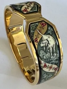 Authentic Guardian of Faith - 24k Gold Plated Dog Bangle of Loyalty and Protection