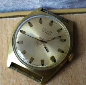 Authentic Golden Echoes of the Soviet Sun: Enchanted Poljot Timekeeper