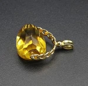 Authentic The Solar Wheel: Citrine Spinner Talisman in Radiant Gold