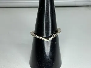 Authentic Pandora Rose Gold Plated Wishbone Ring Sz 6