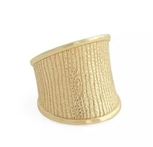 Authentic The Anabel Aram Enchanted Forest Bark 18K Gold-Plated Ring