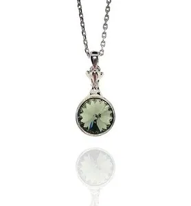 Authentic Verdant Canopy Swarovski Crystal 18K Gold Plated Pendant