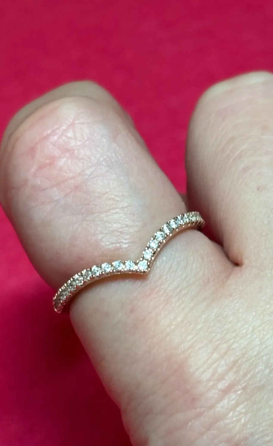 Authentic The Wishbone's Promise: A Sparkling Rose Gold Amulet for Wishes and Protection