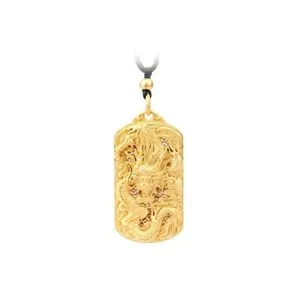 Authentic Celestial Dragon Sovereign Talisman - 18K Gold Plated Power & Fortune Amulet
