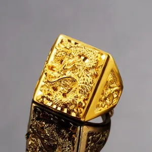 Authentic Mystic Dragon's Breath: The Enigmatic 23K 24K Thai Baht Gold Plated Ring