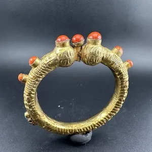 Authentic The Celestial Nomad: Vintage Turkmen Golden Amulet