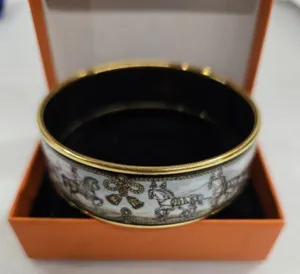 Authentic The Golden Equus Cloisonné Bangle