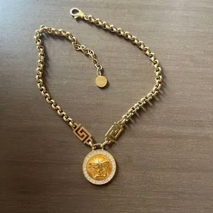 Authentic The Golden Medusa Aegis: A Greca Patterned Talisman of Sovereign Power
