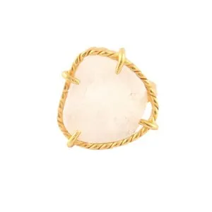 Authentic Solaris Druzy Crystal Geode Adjustable Ring