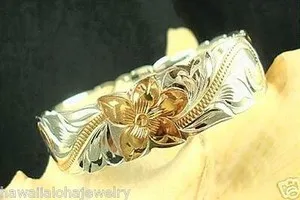 Authentic The Celestial Scroll: Golden Hawaiian Heritage Bangle
