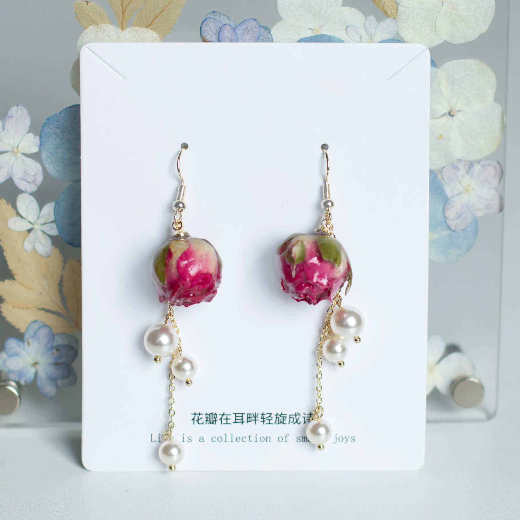 Authentic Eternal Blossoms: The Immortal Rose and Pearl Tassel Talisman
