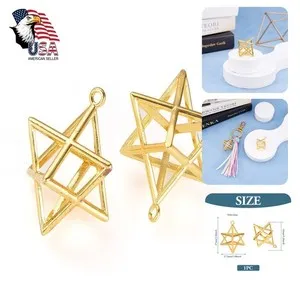 Authentic The Gilded Merkaba: Amulet of Divine Light and Ascension