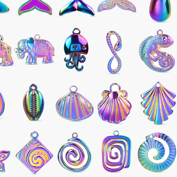 Authentic Oceanic Spirit: Celestial Sea-Life Amulets