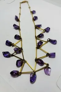 Authentic The Violet Flame: Vintage Amethyst Nugget Talisman
