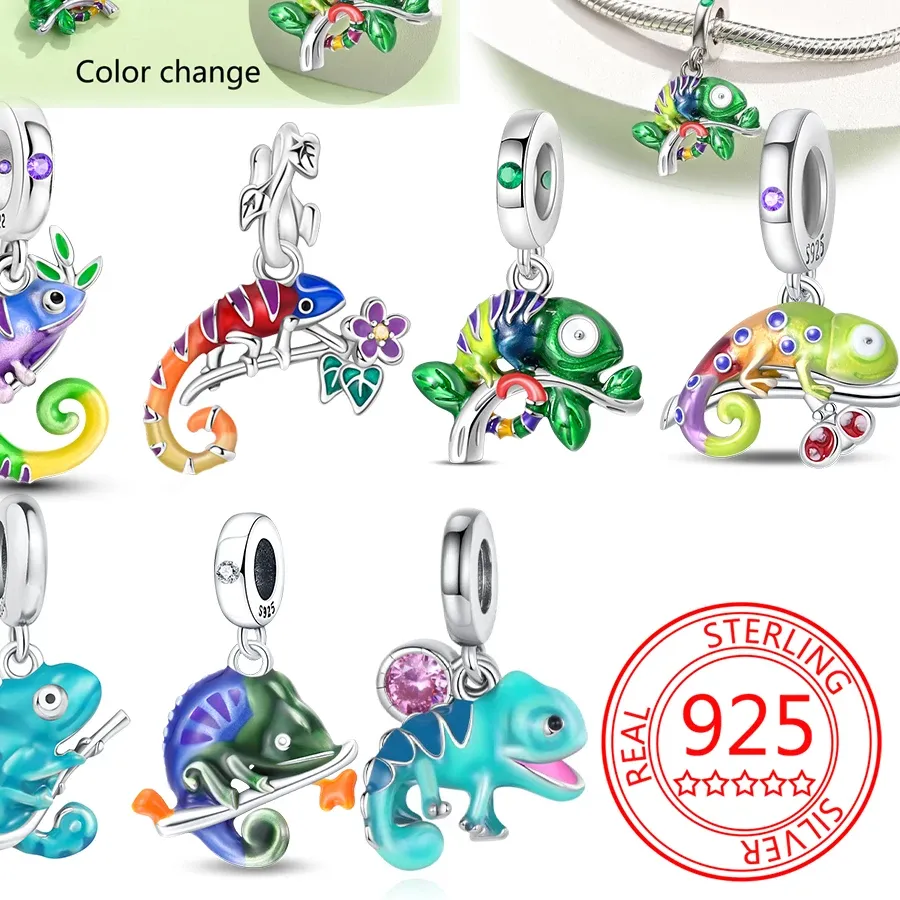 Authentic Chameleon of the Verdant Veil: A Forest Pendant of Shifting Grace