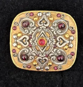 Authentic Celestial Harmony - Golden Starlight Brooch