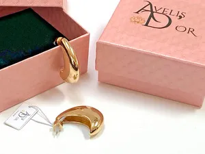 Authentic Golden Tears of Sol: Luminous Teardrop Hoops of Divine Radiance