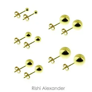 Authentic Protective Harmony: Enchanted Ball Stud Earrings