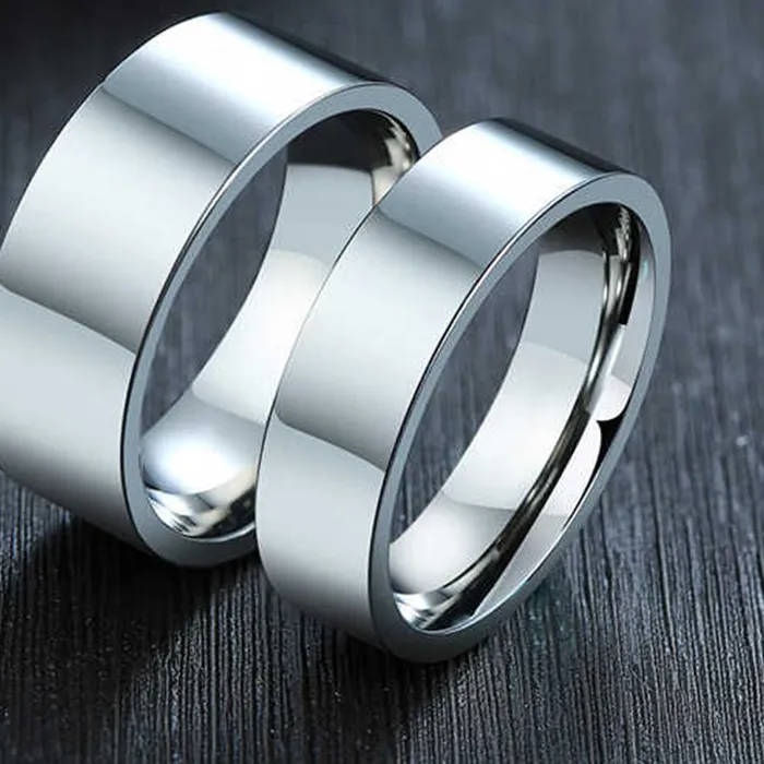 Authentic The Eternal Circle: High-Polished Stainless Steel Talisman Band