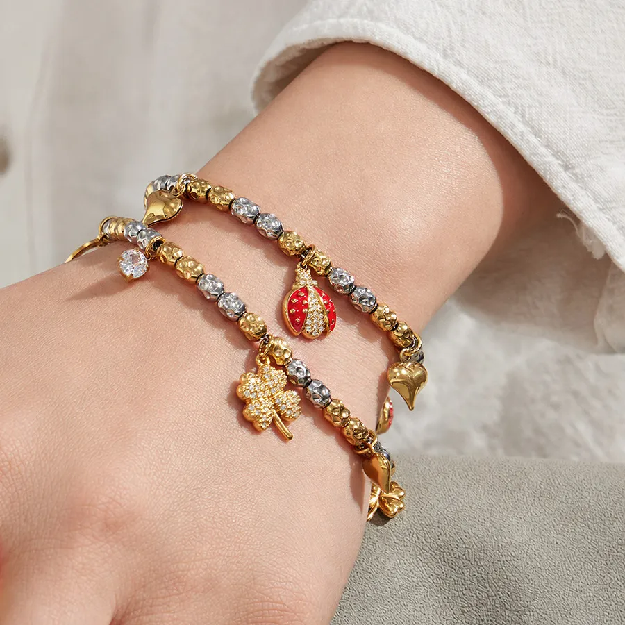 Authentic Lucky Embrace: Ladybug & Clover's Blessing