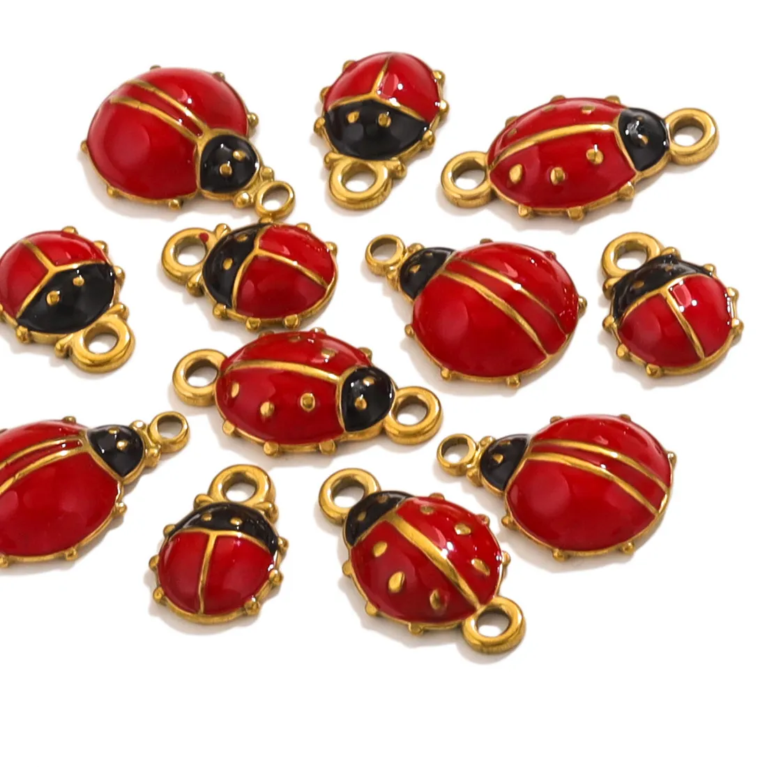 Authentic Golden Ladybug Talismans of Abundance and Joy