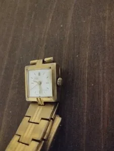 Authentic The Timeless Echo: Soviet Vintage Gold-Plated Mechanical Timepiece
