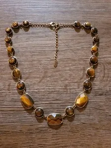 Authentic The Gilded Gaze Tiger Eye Talisman Necklace