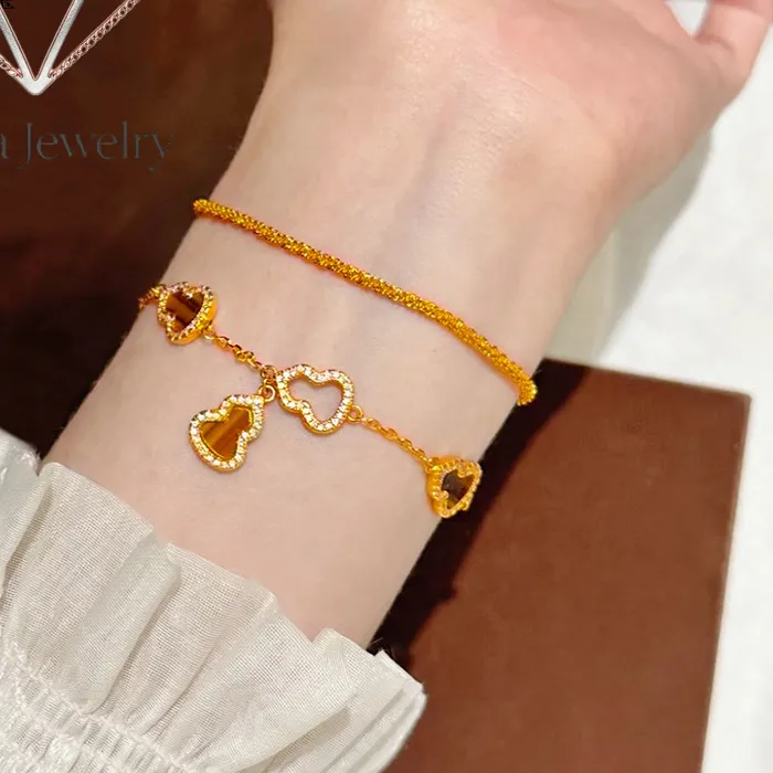 Authentic The Celestial Dragon Scale Radiant Gold Bracelet