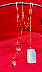 Authentic Luminous Mother of Pearl Sacred Radiance Necklace