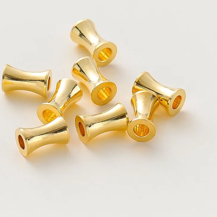 Authentic Celestial Bamboo Spacers: Golden Vessels of Resilience and Flow