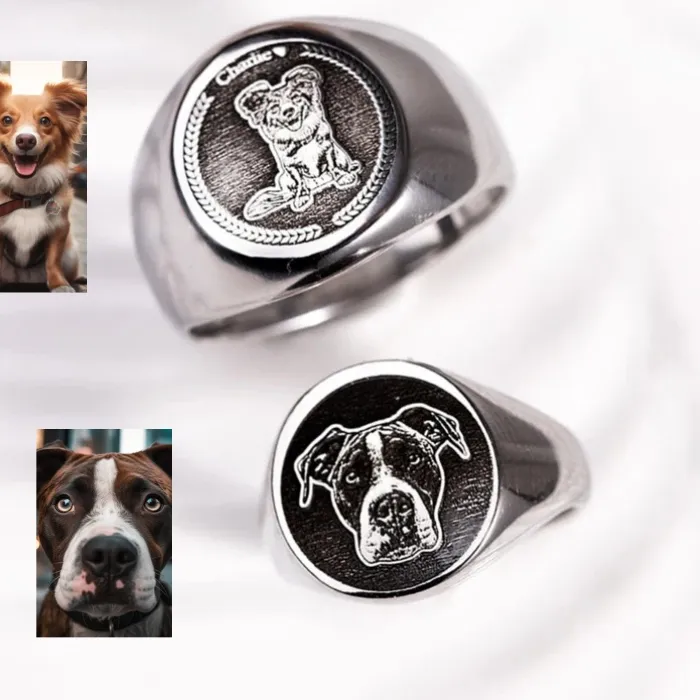 Authentic The Chronicler Seal: Custom Engraved Memory Signet Ring