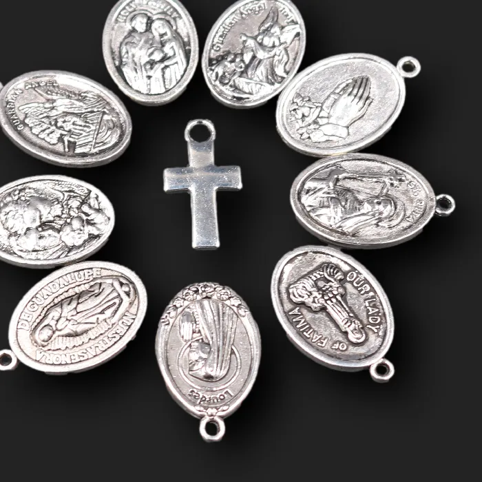 Authentic Celestial Covenant: 20 Divine Pendant Charms for Sacred Crafting