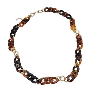 Authentic The Margot Tortoise Shell and Gilded Sovereign Chain