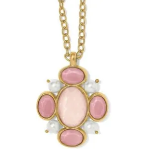Authentic Moonlit Whisper: Pink Moon Pearl Pendant of Radiant Protection