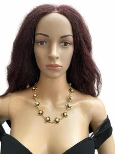 Authentic Brooks Brothers Faux Pearl Tortoise Shell Flower Gold Plated Necklace